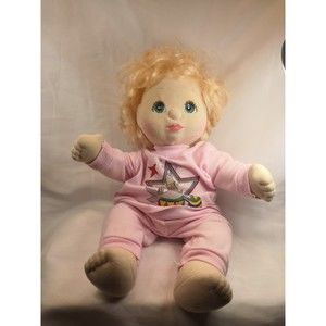 1985 Mattel My Child Doll Blonde Hair Aqua Eyes